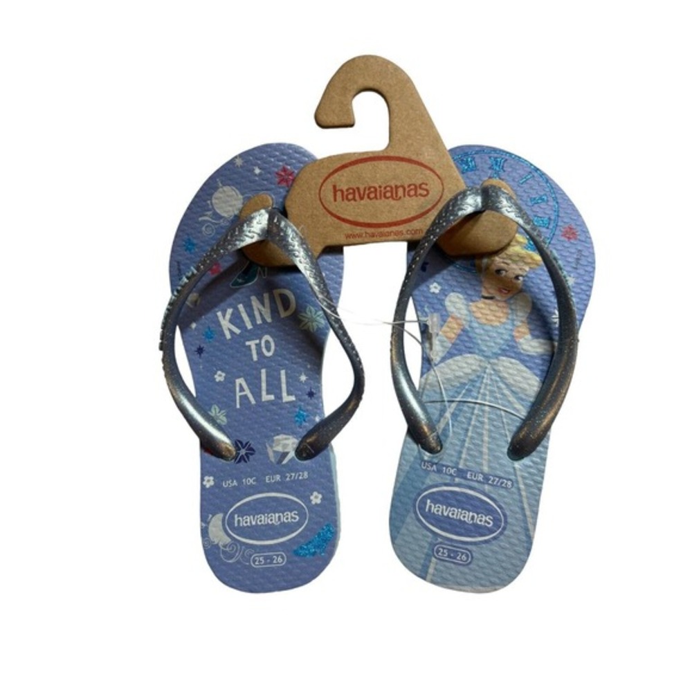 Havaianas Cinderella Slim Flip Flop New Size 10 Girls‎